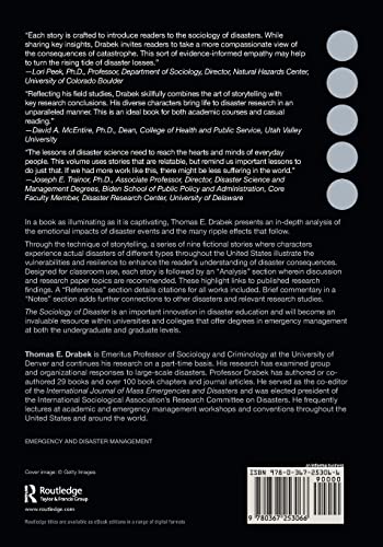 The Sociology of Disaster: Fictional Explorations of Human Experiences