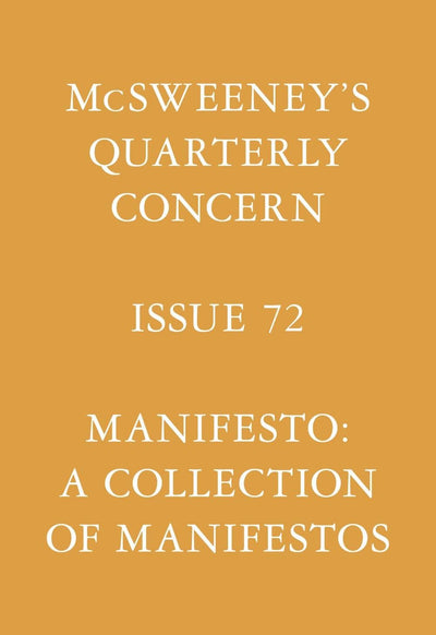 McSweeney's Issue 72 (McSweeney's Quarterly Concern) by Boyl