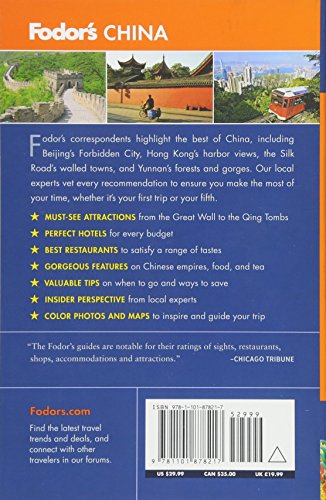 Fodor's China (Full-color Travel Guide)