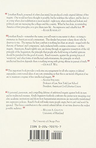 Kindly Inquisitors: The New Attacks on Free Thought — back cover