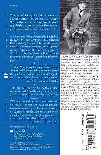 Our Town: A Play in Three Acts (Perennial Classics)