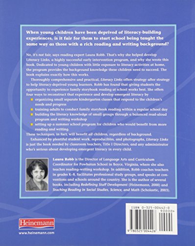 Literacy Links: Practical Strategies to Develop the Emergent Literacy At-Risk Children Need