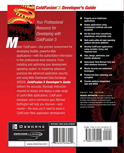 ColdFusion 5 Developer's Guide
