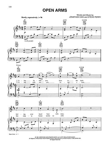 Journey - Piano Sheet Music Anthology: Piano/ Vocal/ Guitar