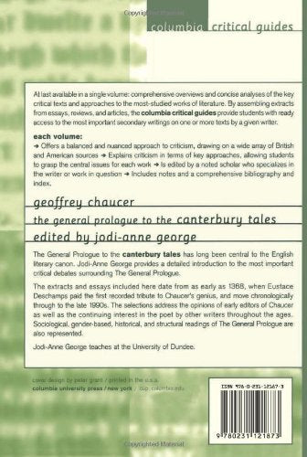 Geoffrey Chaucer: The General Prologue to the Canterbury Tales