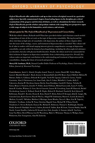 The Oxford Handbook of Depression and Comorbidity (Oxford Library of Psychology)