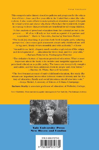 Preschool Education in America: The Culture of Young Children from the Colonial Era to the Present