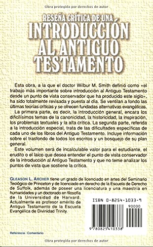 Resea crtica de una introduccin al Antiguo Testamento (Spanish Edition)
