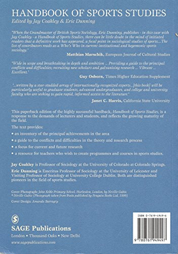 Handbook of Sports Studies