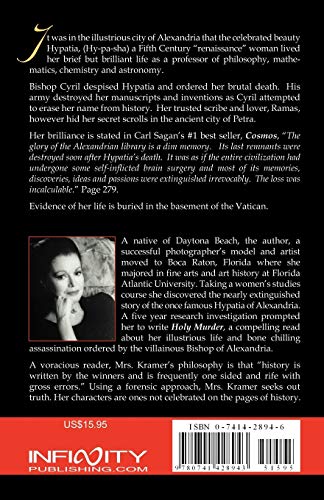 Holy Murder: The Death of Hypatia of Alexandria — back cover