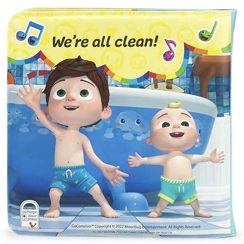 CoComelon Time to Get All Clean - Vinyl Waterproof Bath Book