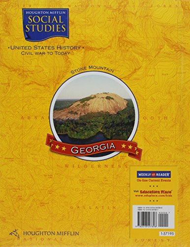 Social Studies Grade 5: Houghton Mifflin Social Studies Georgia