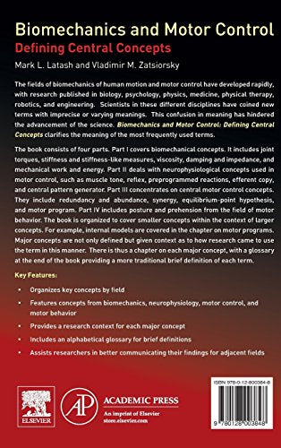 Biomechanics and Motor Control: Defining Central Concepts