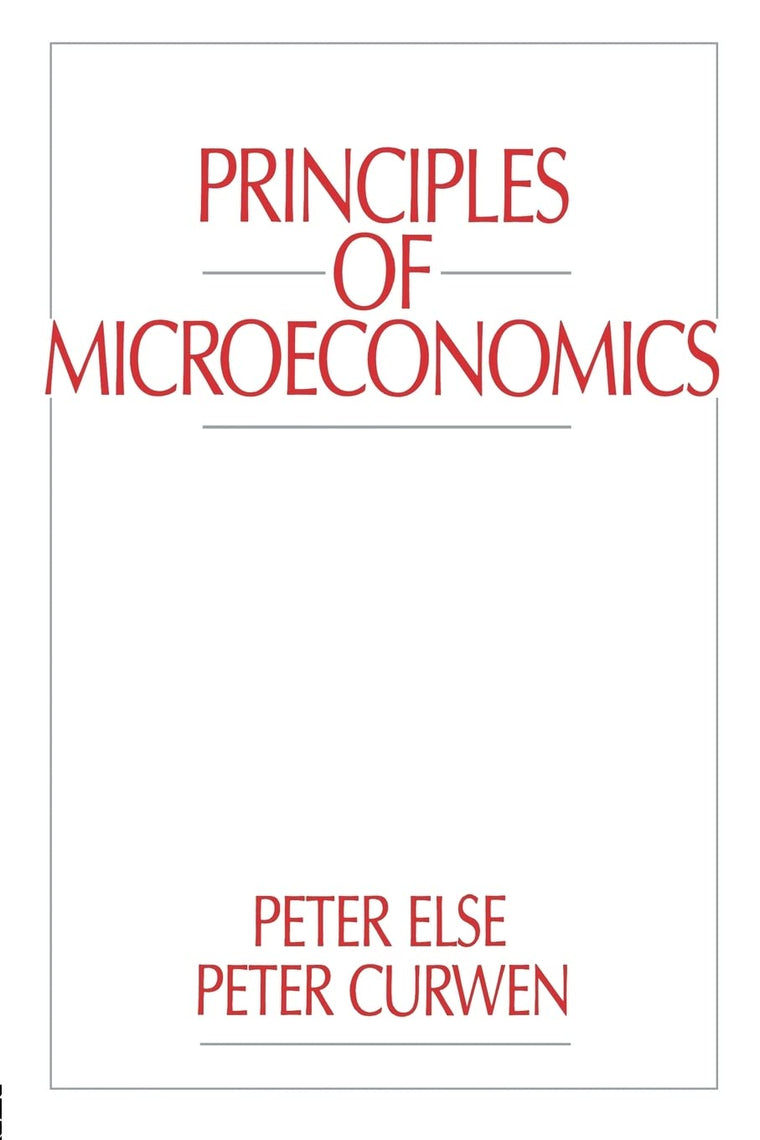 Principles of Microeconomics