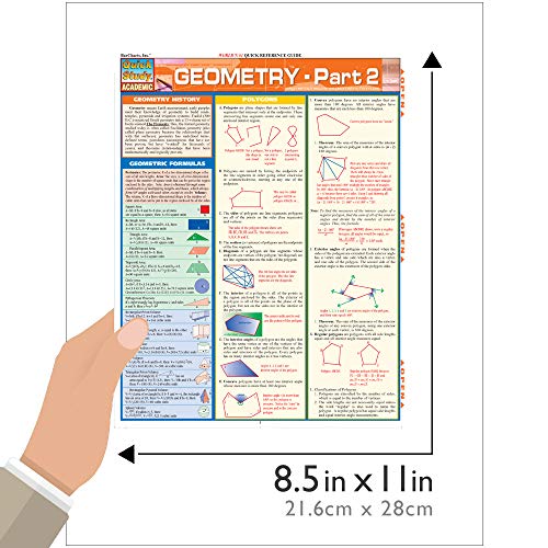 Geometry Part 2 QuickStudy Laminated Reference Guide (QuickStudy Academic)