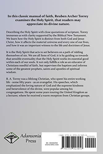 The Person and Work of the Holy Spirit: Its Deity, Essence and Relation to Christ the Lord and Christian Believers on Earth