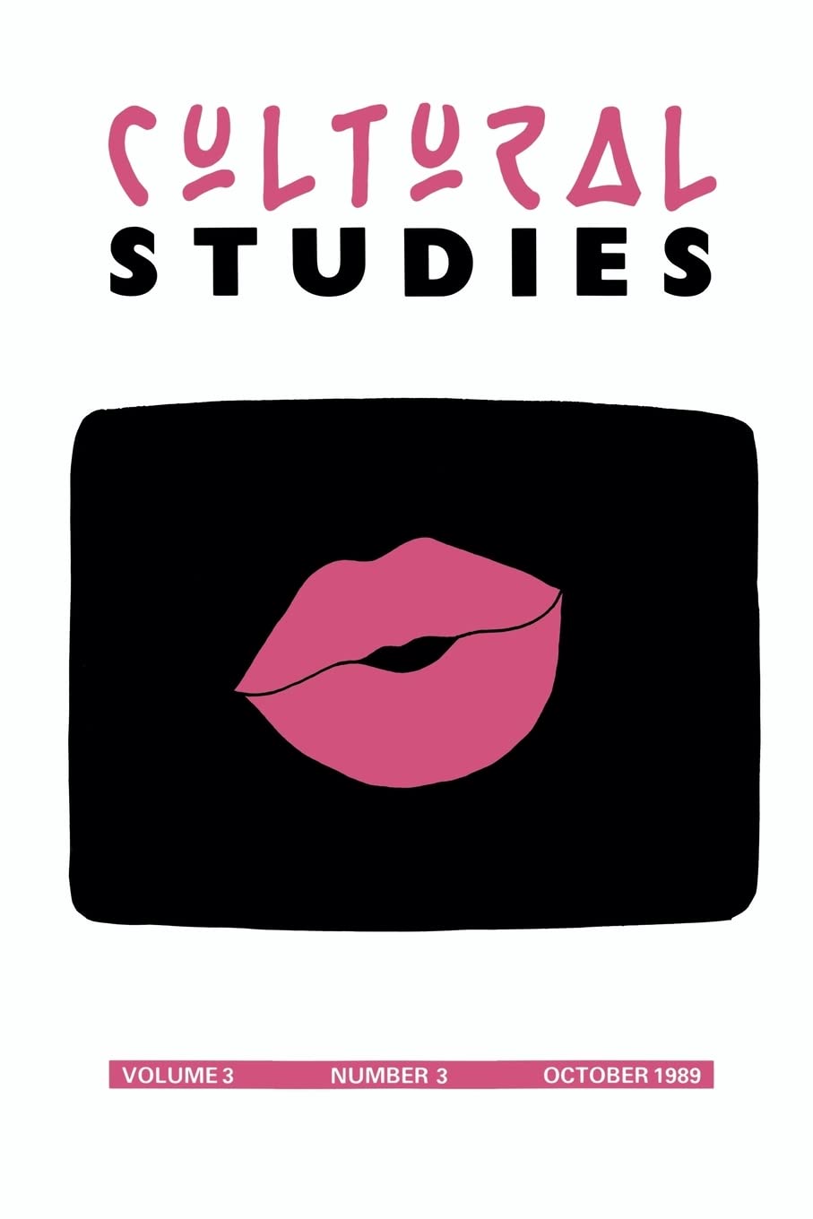 Cultural Studies: Volume 3 No. 3