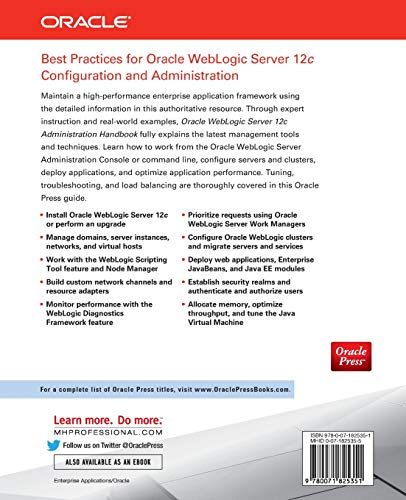Oracle WebLogic Server 12c Administration Handbook