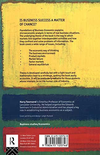 Foundations of Business Economics: Markets and Prices