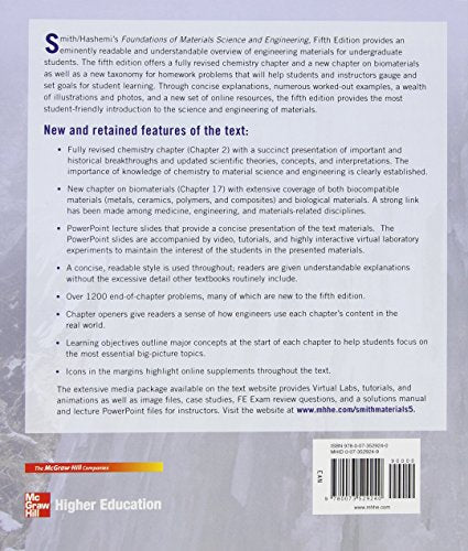 Foundations of Materials Science and Engineering