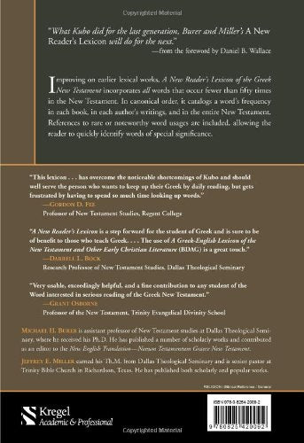 A New Reader's Lexicon of the Greek New Testament