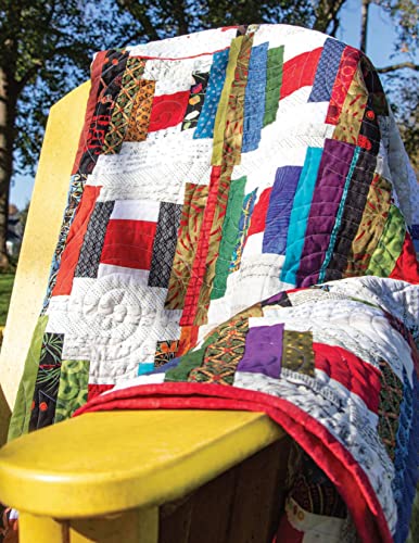 Log Cabin Improv: Quilts with a Twist on Tradition (Landauer) Easy, Scrap-Friendly Designs Using Simple Improvisation Techniques - Step-by-Step How-To, Assembly Diagrams, Design Advice, and More