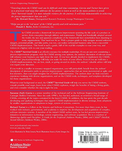CMMI Survival Guide: Just Enough Process Improvement — back cover