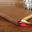NASB, Thinline Bible, Premium Goatskin Leather, Brown, Premier Collection, Black Letter, Gauffered Edges, 2020 Text, Comfort Print