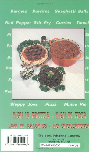 The TVP Cookbook: Using the Quick-Cooking Meat Substitute — back cover
