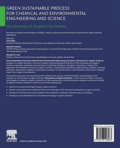 Green Sustainable Process for Chemical and Environmental Engineering and Science: Microwaves in Organic Synthesis