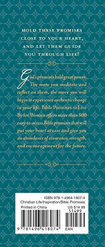 Bible Promises to Live By for Women by Butler, Katherine J.