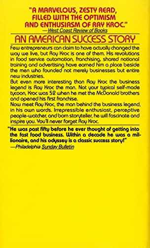 Grinding It Out: The Making of McDonald's by Ray Kroc