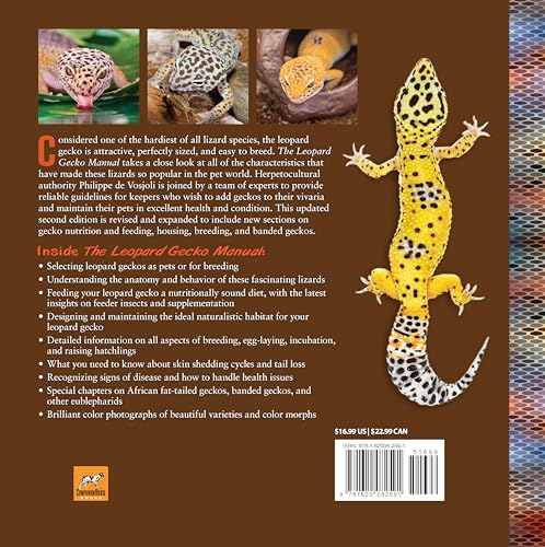 The Leopard Gecko Manual, 2nd Edition (CompanionHouse Books) Informative Guide to Care, Diet, Habitat, Breeding, Raising Hatchlings, Recognizing Diseases & Health Issues, Shedding, Tail Loss, and More