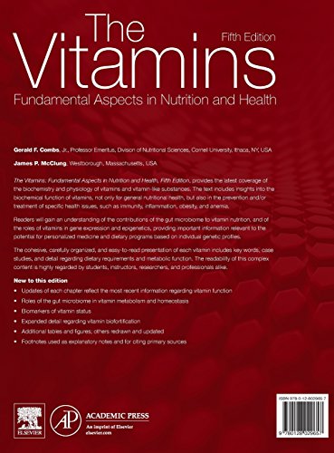 The Vitamins: Fundamental Aspects in Nutrition and Health