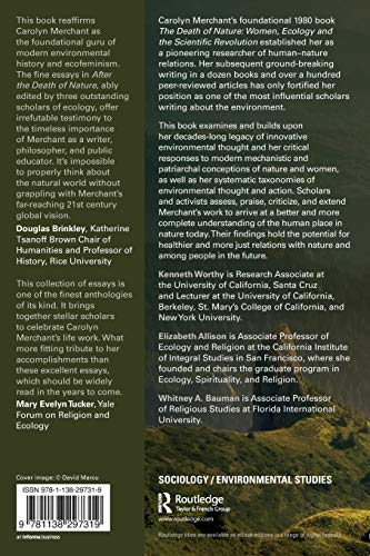After the Death of Nature: Carolyn Merchant and the Future of Human-Nature Relations