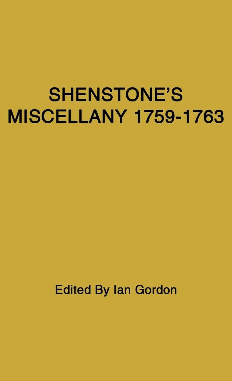 Miscellany 1759$1763