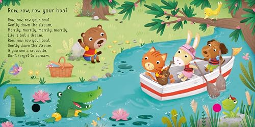 Sing-along Nursery Rhymes: An Interactive Music Book about Singing with Animal Characters, for Kindergarten Kids (Ages 1-3) (Sound Books)