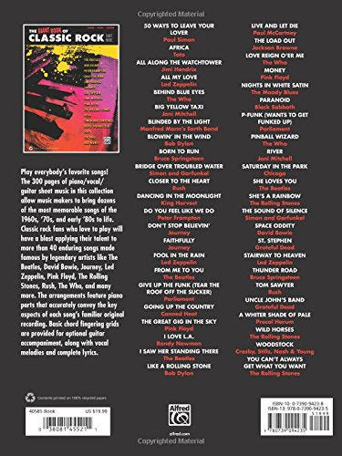 The Giant Classic Rock Piano Sheet Music Collection: Piano/V