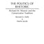 The Politics of Rhetoric: Richard M. Weaver and the Conservative Tradition (Contributions in Philosophy)