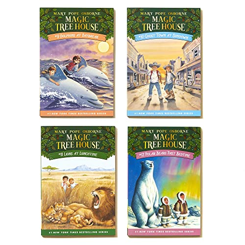 Magic Tree House Boxed Set, Books 9-12: Dolphins at Daybreak