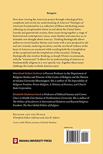 Theologies of American Exceptionalism (Religion and the Human)