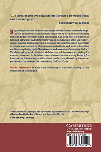 The Origins of Freemasonry: Scotland's Century, 1590 to 1710
