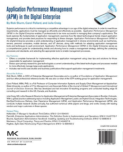 Application Performance Management (APM) in the Digital Enterprise: Managing Applications for Cloud, Mobile, IoT and eBusiness