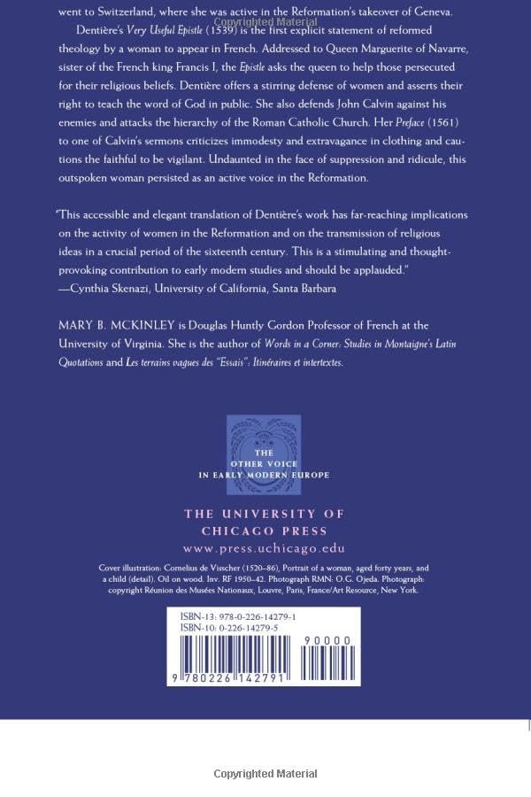 Epistle to Marguerite de Navarre and Preface to a Sermon by
