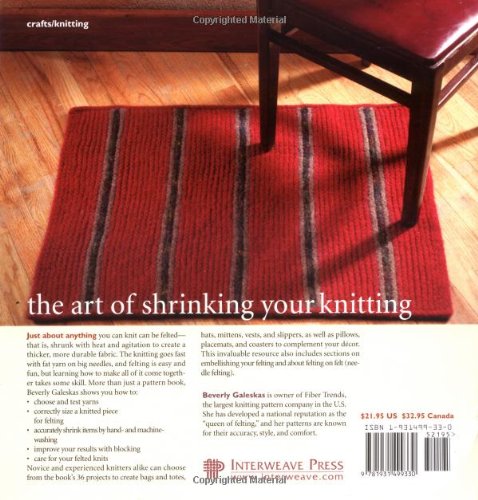 Felted Knits — back cover