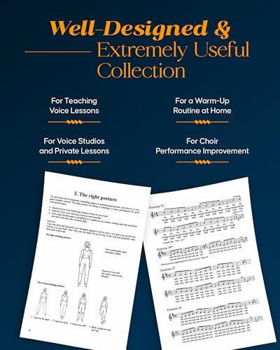 Vocal Warm-Ups: 200 Exercises for Chorus and Solo Singers - Vocal Training Guide - Collection of Vocal Lessons