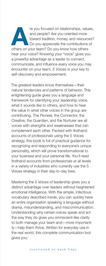 The 5 Voices: How to Communicate Effectively with Everyone You Lead