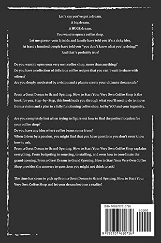 From a Great Dream to Grand Opening: How to Start Your Very Own Coffee Shop