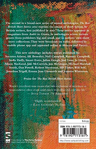 The Best British Short Stories 2012 — back cover