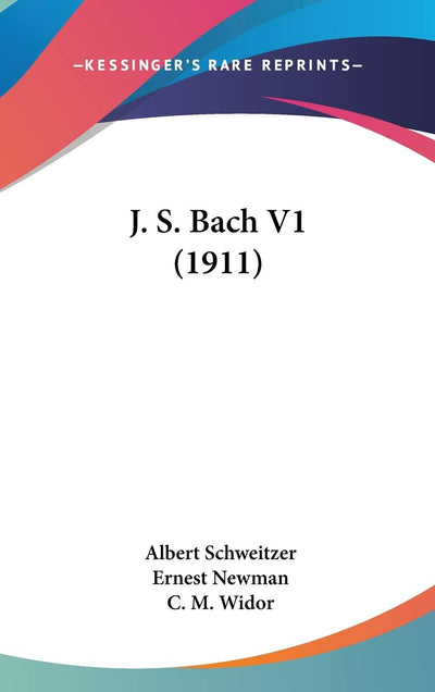 J. S. Bach V1 (1911)